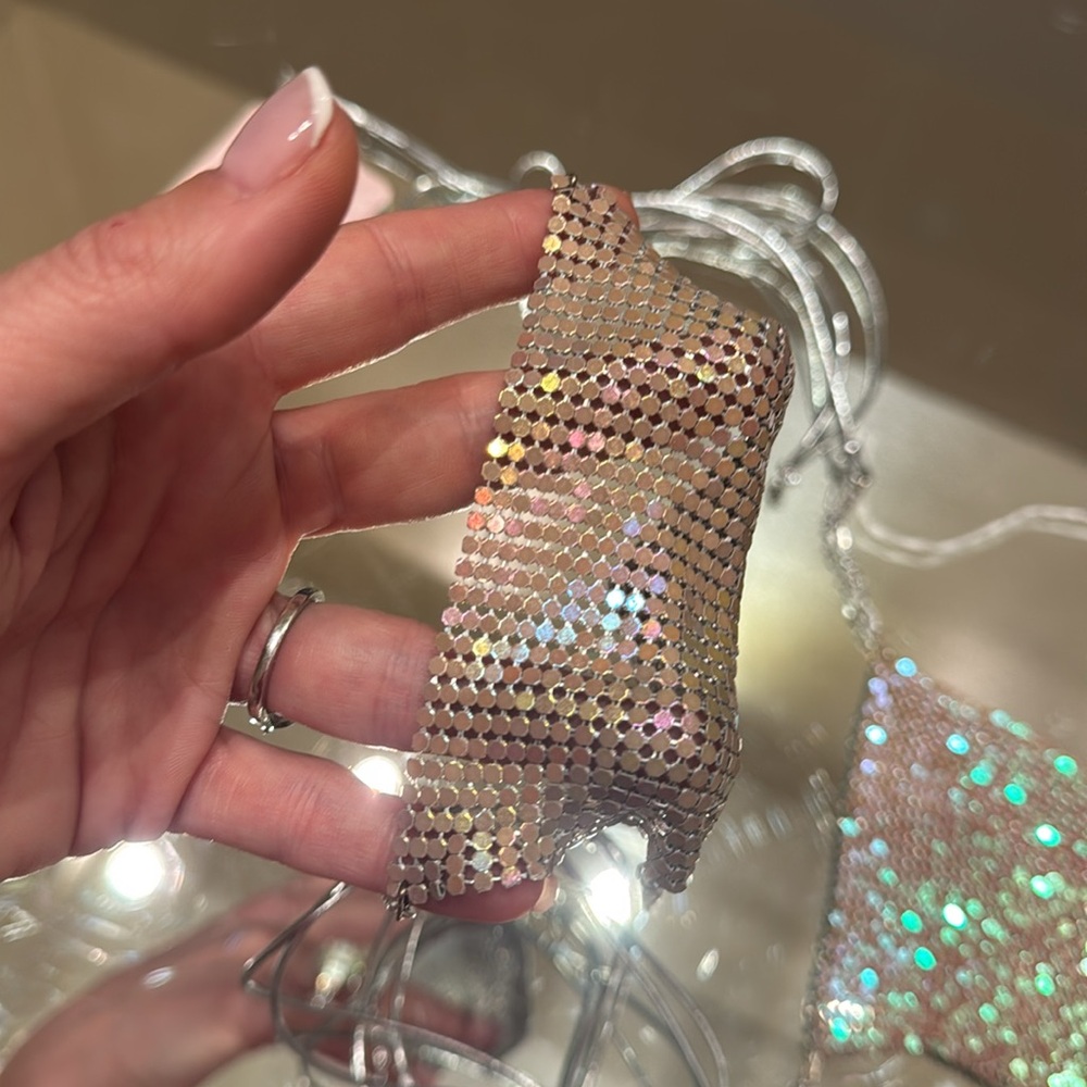 Colleen Kelly Chain Mesh Rave Top - Picture 4 of 7